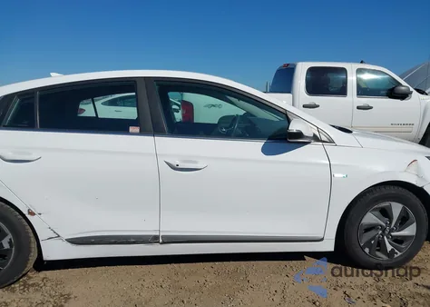 2017 Hyundai Ioniq Hybrid Sel из США, поврежденный, VIN KMHC75LC0HU039411
